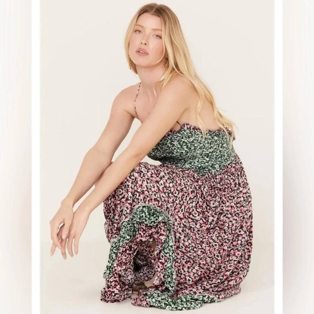 New FREE PEOPLE One I Love Maxi Dress Size M - Picture 5 of 12